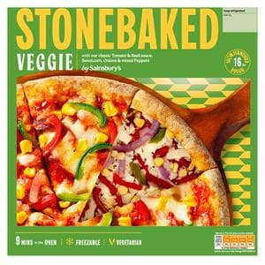 Sainsbury's Stonebaked 315g Vegetable Pizza