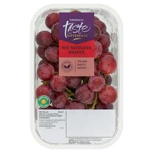 Sainsbury's Red Seedless Grapes, Taste the Difference 500g