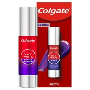 Colgate 40ml Max White Purple Teeth Whitening Serum