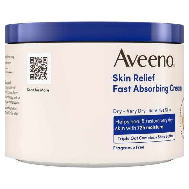 Aveeno 400ml Skin Relief Fast Absorbing Body Cream - gallery image 2