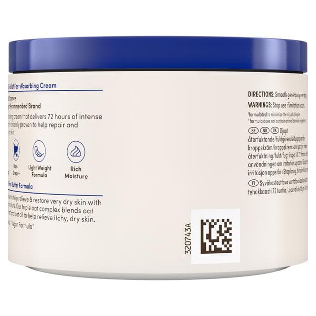 Aveeno 400ml Skin Relief Fast Absorbing Body Cream - gallery image 4