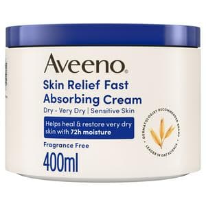 Aveeno 400ml Skin Relief Fast Absorbing Body Cream