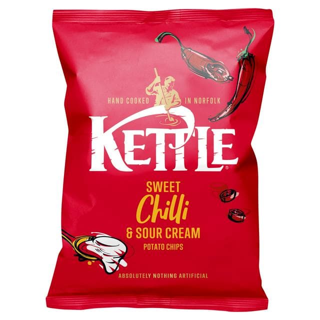 Kettle 130g Sweet Chilli & Sour Cream Potato Chips - gallery image 1