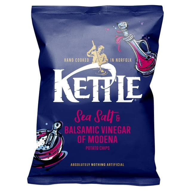 Kettle 130g Sea Salt & Balsamic Vinegar of Modena Potato Chips - gallery image 1