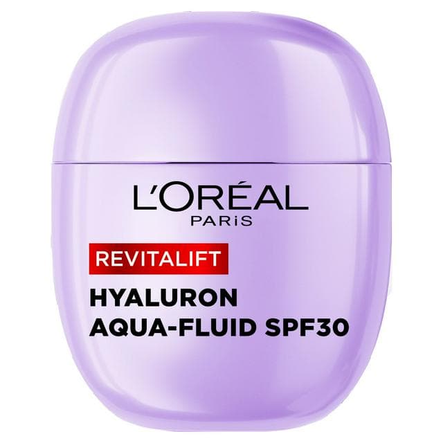 L'Oréal Paris Revitalift Filler 40ml Aqua Fluid SPF 30 with Hyaluronic Acid Face Cream - gallery image 1