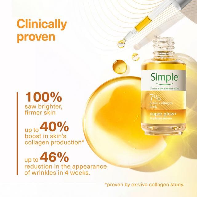 Simple 30ml Super Glow+ Bi Phase Serum - gallery image 3