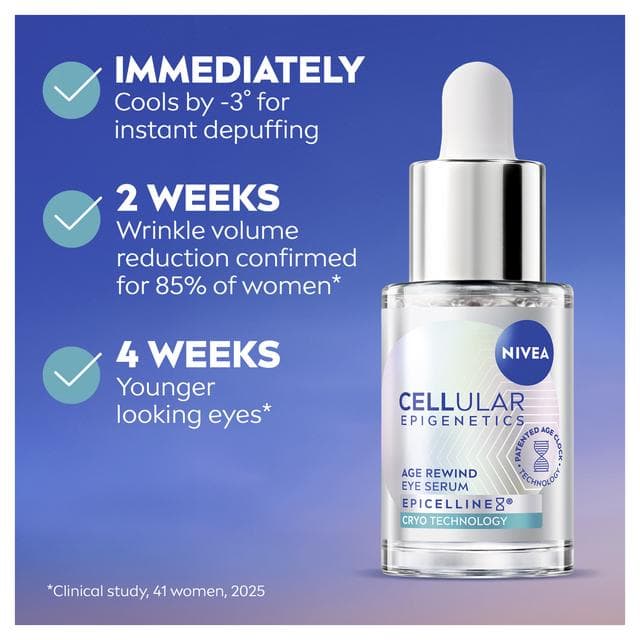 Nivea Cellular Epigenetics 15ml Age Rewind Eye Serum - gallery image 4