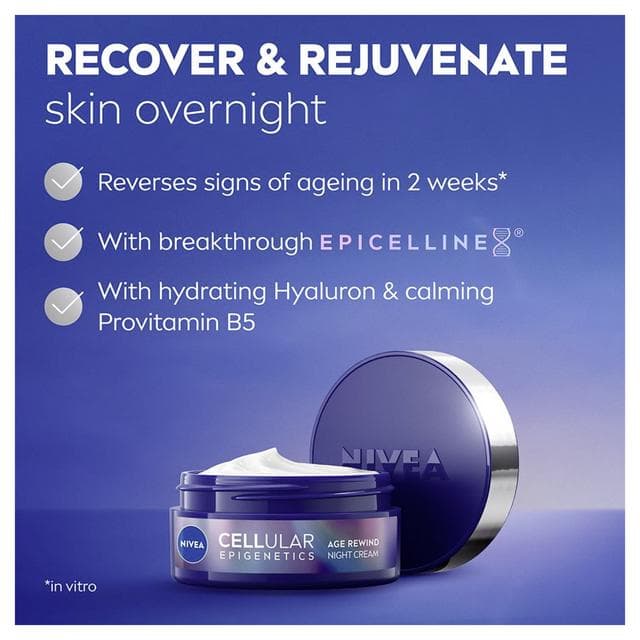 Nivea Cellular Epigenetics 50ml Age Rewind Night Cream - gallery image 4