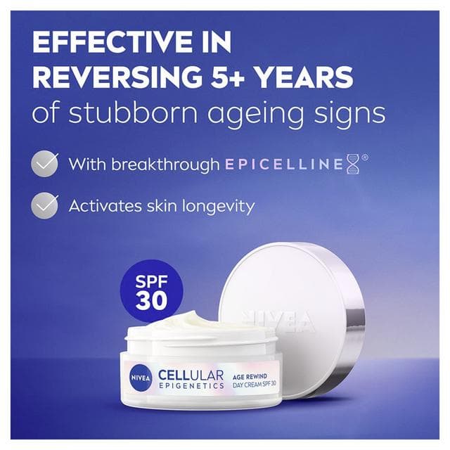 Nivea Cellular Epigenetics 50ml SPF30 Age Rewind Day Cream - gallery image 4