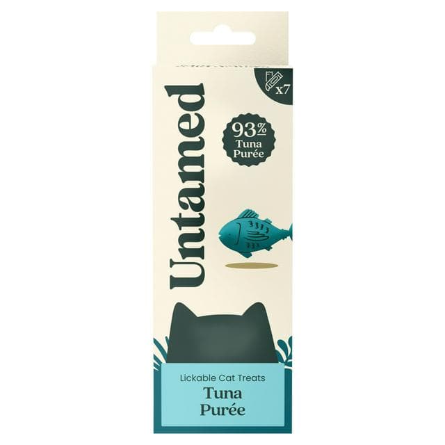 Untamed 7 x 15g Tuna Puree Lickable Cat Treats - gallery image 1