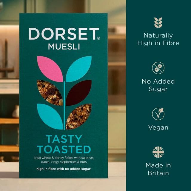 Dorset Cereals 500g Tasty Toasted Muesli - gallery image 4
