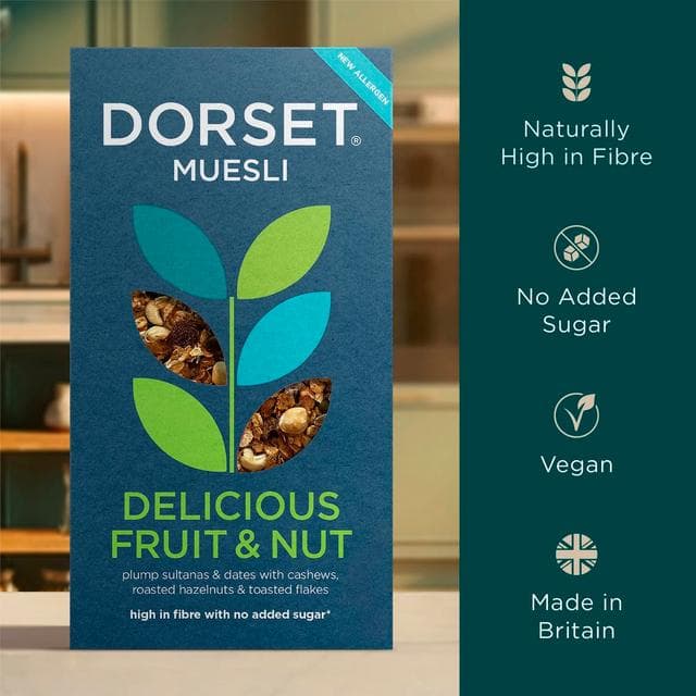 Dorset Cereals 500g Fruit & Nut Breakfast Muesli - gallery image 4