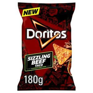 Doritos 180g Mexican Beef Taco Tortilla Sharing Crisps