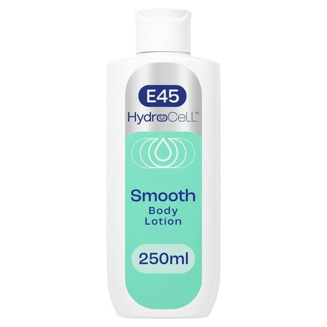 E45 HydroCell 250ml Smooth Hydrating Body Lotion with Salicylic Acid BHA + PHA - gallery image 1