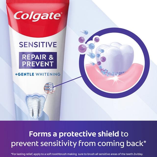 Colgate 75ml Sensitive Repair & Prevent + Gentle Whitening Toothpaste - gallery image 5