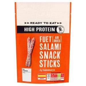 Sainsbury's 70g High Protein Fuet Salami Sticks
