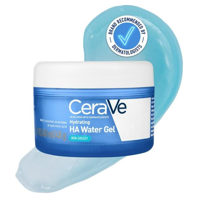 CeraVe 48g Dry Touch Hyaluronic Acid Water Facial Gel Moisturiser - gallery image 1