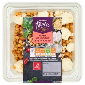 Sainsbury's 400g Giant Cous Cous & Feta Salad, Taste the Difference