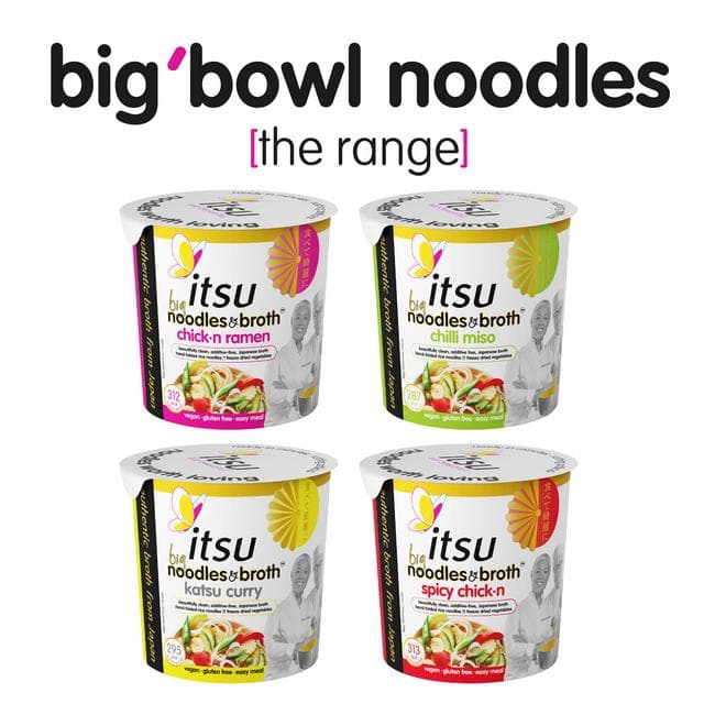 itsu 93g Big Instant Noodles & Broth Katsu Curry - gallery image 3