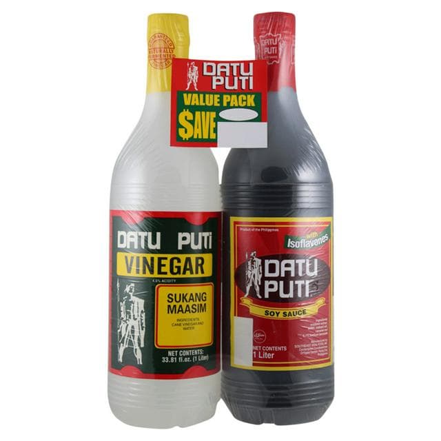 Datu Puti Vinegar Twin Value Pack Soy Sauce - gallery image 1