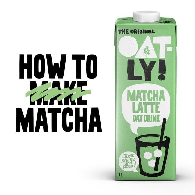 Oatly 1L Matcha Latte Longlife Oat Drink - gallery image 3