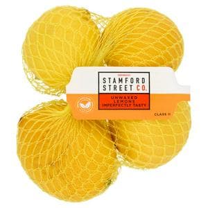 Stamford Street Co. 4 x Unwaxed Lemons