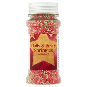 Sainsbury's 70g Holly & Berry Sprinkles