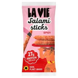 La Vie 75g Spicy Salami Sticks