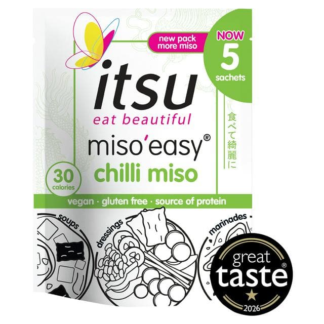 itsu 5 x 20g Miso Easy Chilli Soup - gallery image 1