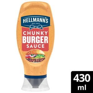 Hellmann's 430ml Chunky Burger Sauce