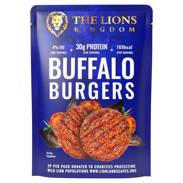 The Lions Kingdom 240g Buffalo Burgers - gallery image 1