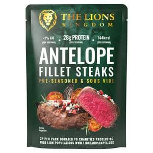 The Lions Kingdom 250g Antelope Fillet Steaks