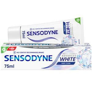 Sensodyne 75ml Advanced White Deep Clean Toothpaste