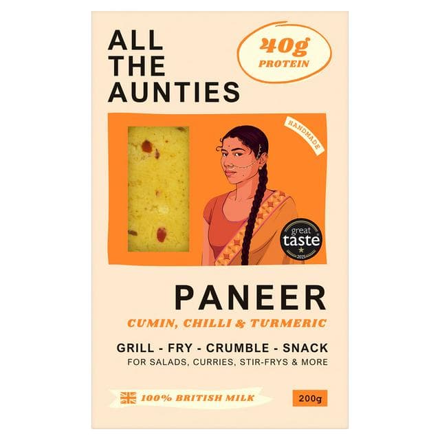 All The Aunties 200g Cumin, Chilli & Turmeric Paneer - gallery image 1