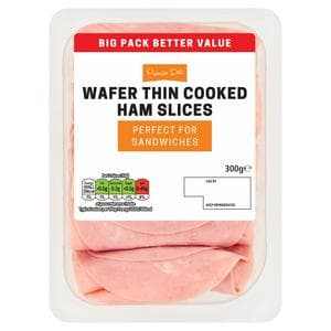 Premier Deli 300g Wafer Thin Cooked Ham Slices