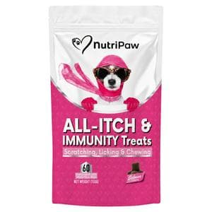 NutriPaw 60 x Salmon Flavor All Itch & Immunity Dog Treat Complementary Chews 150g