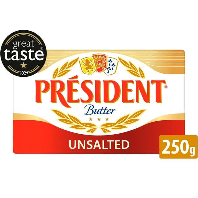 Président 250g Unsalted French Block Butter - gallery image 1