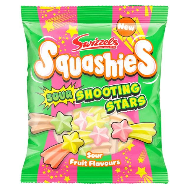 Swizzels Squashies 100g Sour Shooting Stars Candy - gallery image 1