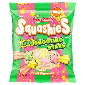 Swizzels Squashies 100g Sour Shooting Stars Candy