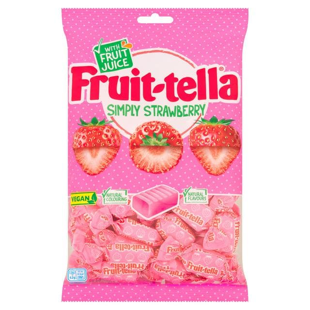 Fruittella 300g Simply Strawberry Candy - gallery image 1