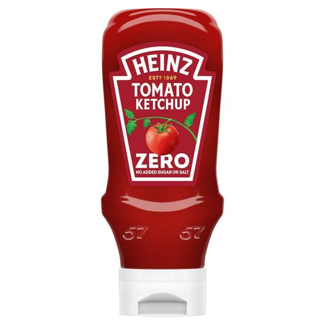 Heinz 800ml Zero Added Salt & Sugar Tomato Ketchup - gallery image 1