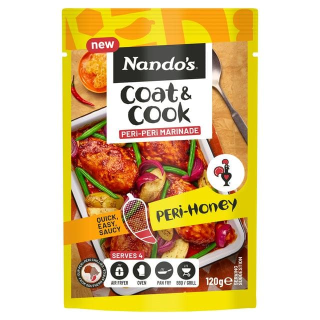 Nando's 120g Coat & Cook Peri Peri Honey Marinade Sauce - gallery image 1