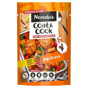 Nando's 120g Medium Coat & Cook Peri Peri Marinade Sauce