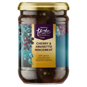 Sainsbury's 411g Cherry & Amaretto Mincemeat, Taste the Difference