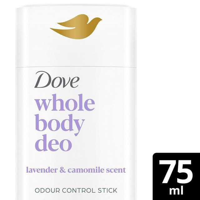 Dove 75ml Lavender & Camomile Whole Body Stick Deodorant - gallery image 1