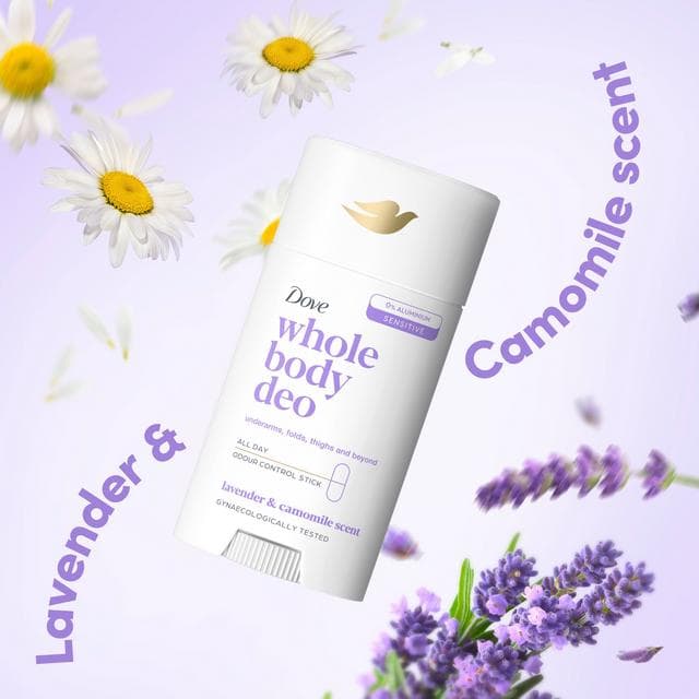Dove 75ml Lavender & Camomile Whole Body Stick Deodorant - gallery image 3