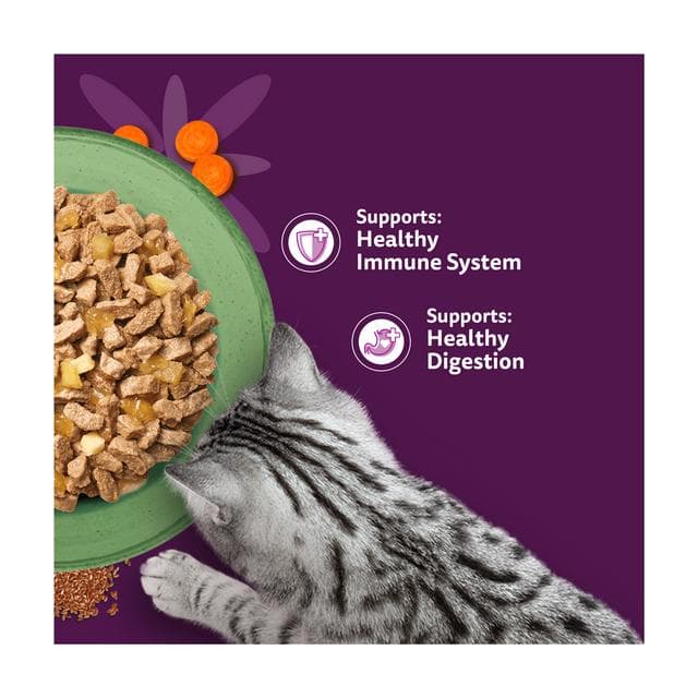 Whiskas Superfoods 15 x 50g 1+ Mixed Selection in Jelly Wet Cat Food Pouches - gallery image 3