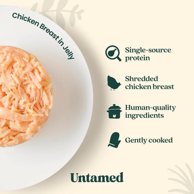 Untamed 12 x 75g Chicken in Jelly Selection Box Cat Food - gallery image 3