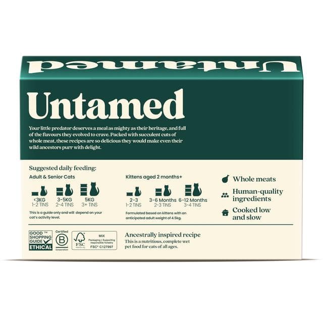 Untamed 12 x 75g Chicken in Jelly Selection Box Cat Food - gallery image 5