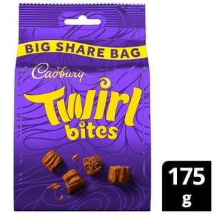 Cadbury Twirl 175g Bite Size Chocolate Pieces